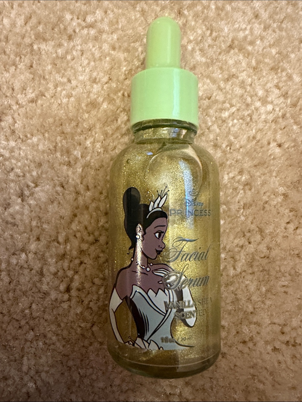 Disney Tiana Illuminating Gold Facial Serum with Mint Dropper
